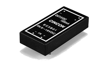 EC3B 7.5Watts 2＂x1＂ Isolated DC-DC Converter